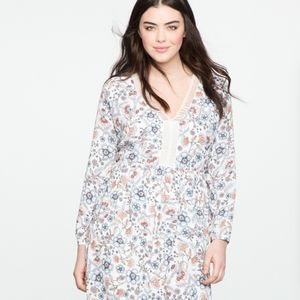 Eloquii,16, Maxi Peasant Dress